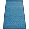 Casatessile CASA TESSILE Bamboo tamburato Tappeto passatoia cm 50x200 Tappeto Cucina Antiscivolo e Antimacchia, Tappeto Lungo Lavello in Bamboo. - Azzurro