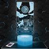 Lampephoto.fr - Lampada 3D Lunari Tarocchi Arcani, Luce Notturna Tattile, Carta divinazione Cartomanzia oracle, Idea Regalo Luna Arcane Tarot Luce Notturna, Decorazione Camera, Idea Regalo Natale