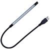 DZYDZR Portable USB Lampada LED Dimmerabile, USB 5V 1W Touch Switch Flessibile 10 LEDs Bianco Lampada per Computer Portatile PC (Nero)