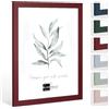 Bildershop-24 Cornice portafoto moderna stabile Paris, 42 x 59,4 cm (DIN A2), rosso scuro, cornice intercambiabile, cornice per poster, puzzle