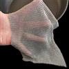 Taspooke Pulitore Ghisa & Spazzola Maglia di Catena - Aggiornata 3,8 mm Anelli Fini 316L - Per Padelle & Contenitori; Rete Flessibile per DIY (8''x8'')