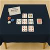 Byour3 - Panno Blu Notte Per Tavolo Da Gioco - Quadrato Rettangolare Carte Poker Torneo Burraco Copritavolo Tombola Natalizia Giochi Da Tavola Mollettone Proteggi Tavolo Biliardo (4 posti 145x145cm)