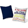 VENEZIANO Gruppo Cuscino Personalizzato 40x40 con Imbottitura - Cuscino Personalizzato con Imbottitura - personalizza Ora con Testi, Loghi o Immagini - 100% Made in Italy