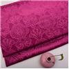 NAKAN Tessuto in Velluto con Motivo Floreale al Metro Tessuto Decorativo Floreale Largo 145cm per Mobili Tappezzeria, Artigianato Fai da Te, Tende, Decorazioni per La Casa(Color:Rosso Rosato)