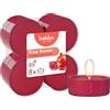 Bolsius - True Scents Tealights Profumati - Fragranza Melograno - Set di 8 Pezzi - Colore Rosso - Lunga Durata di 8 Ore - Estratti Naturali - diametro 57 mm - Cera - Senza Fumo - San Valentino