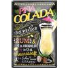 schilderkreis24 - Targhe in metallo per cocktail e ricevimenti, decorazione in metallo, per tutti i proprietari di bar o pub, regalo per compleanno o Natale, 20 x 30 cm (Pina Colada)