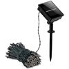 ansu 100/200pz Luci LED a Stringa Solari da Giardino per Esterni Natale Festa Decorazione Albero Fatato Lampada (Multicolore, 100 LED/12m)