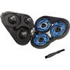 ZFHEGFVS Gruppo Testina Completo Di Ricambio, Compatibile Con Rasoi Philips Norelco, Serie S5000 S5370 S5571 S5420 S5140 S5078 S5077 S5050