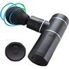 Mediawave Store Massaggiatore Muscolare a Percussione Portatile - Massage Gun Ricaricabile USB con 4 Velocità Regolabili, Massaggio Profondo Defaticante per Recupero Muscolare e Relax (Nero)