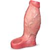 BDSMJOY Guaina in silicone liquido spessa aperta areata LMT883 Uomo (Tonalità della pelle)