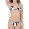 Okeo Bikini Donna, Costume Due Pezzi Donna, Imbottitura Estraibile, Laccetti Regolabili, 100% Foderato, Fantasie Estive