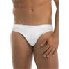 GARDA - 6 Slip Uomo Minislip in Cotone Mercerizzato, Elastico Interno, con Ricamo Art. 0925 (Bianco, 6/XL)