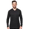 Merino.tech Maglia Lana Merino Uomo Intimo Termico Maniche Lunghe | Maglietta Henley, Girocollo, Ideale per Ufficio e Tempo Libero, Traspirante Intimo Termico, Drenante, Anti-Odore, Non Pizzica