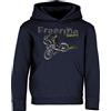 Baddery Bicicletta Felpa con Cappuccio per Bambini - „Freeride Downhill" | Felpe con cappuccio per ragazzi e ragazze - Mountain bike, MTB