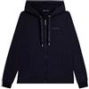FREDDY - Felpa Donna con Zip e Cappuccio, Felpa Sportiva per la Palestra con Logo Strass - Regular Fit
