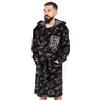 Peaky Blinders Peay Blinders Dressing Gown Uomo Adulti Garrison Tailor Black Pjs Robe