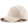 Zylioo Berretto da baseball XL XXL per teste grandi, 100% cotone, regolabile, cappello a corona alta, per uomo e donna, grande cappello da golf strutturato, Beige, XL/XXL