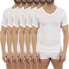 LACOTEX L C T Multipack di maglietta interna sottile da uomo LCT114V, a maniche corte e collo di picco.