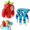 lunule Brainrot giocattoli in peluche 67 rosso elefante fragola carino italiano Brainrot divertente animale farcito morbido cuscino decorativo per bambini adolescenti collezionabile peluche brain-rot