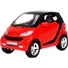 ARCADORA Scala 1:32 per Smart Fortwo Modellino di Auto Veicolo Pullback Giocattoli Collezione di Giocattoli, Regalo per Bambini, con Suono e Luce