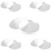 Chosertory Supporto per 10 Figure, Piatto Circolare in Acrilico con Superficie Liscia, Base in Miniatura Trasparente per Decorazioni di Bambole E Oggetti da, 4 cm