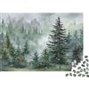 G9X5T3Y7 Paesaggio Foresta di Pini Puzzle 1000 Pezzi Carta Puzzle per Adulti Relax Concentrazione Famiglia Decorazione Regalo 38x26cm/1000pcs