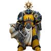 TOYVERSE JOYTOY Warhammer The Horus Heresy Imperial Fists Console bibliotecario con ascia forzata e pistola bullone in scala 1:18 Action Figure Modello personaggio 15+