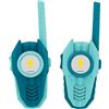 Lexibook, Walkie-Talkie, Trasmissione vocale Fino a 250 Metri, Audio HD, Trasmissione Radio, Indicatore Luminoso, Gioco di Comunicazione, Alimentazione a Batteria, Blu, TW19