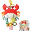 bukolico Giocattolo da Appendere per Carrozzina, Adorabile Design Animale,Giocattolo Neonato 0-3 Mesi Viaggio per Passeggini Culle, Giocattoli per Neonato Montessori Sensoriali