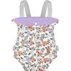 GAGAKU Dolls Carrier Marsupio Porta per Bambole Davanti e Dietro in Cotone per Bambini - Fiori Viola