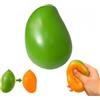 FRGITYGIFT Crunchy Mango Squishy, Realistico e carino Mango Stress Ball, Slow Rising Cambio di colore Pallina sensoriale croccante e dalla consistenza piacevole, ideale come bomboniera per feste
