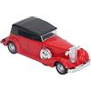 Hidyliu Antico Modello di Auto in Lega Classica in Scala 1:32 Giocattolo Vintage Pullback per Bambini Compatto 5,1x1,8x1,6 Pollici (Rossa)