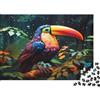 G9X5T3Y7 Tucano Foresta Tropicale Puzzle 1000 Pezzi Carta per Adulti Arte Colorata Natura Relax Attenzione Puzzle per Famiglia Decorazione Regalo 38x26cm/1000pcs
