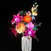 GEAMENT Set di Luci LED Compatibile Con LEGO Bouquet di fiori rosa Botanical Collection 10342 (Modello di mattoncini non incluso)