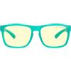 Gunnar occhiali videogiochi e computer | Modello: Intercept, Colore del Cornice: Pop Emerald, Tinta de Lenti: Ambra (Blocca 65% luce blu e 100% UV luce) | luce blu bloccanti | lente brevettata