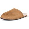 Amazon Essentials Pantofole Comode Uomo, Castagna Micro Scamosciato, 47 EU