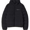 Champion Legacy - Giacca imbottita da uomo, taglia M, colore: nero, Nero, M