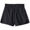 Amazon Essentials Pantaloncini Sportivi a Vita Alta in Tessuto Tecnico Elasticizzato con Elastico in Vita Bambine e ragazze, Nero, 8-9 anni