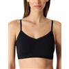 Schiesser Nahtloses Bustier Spaghettiträger mit Herausnehmbaren Pads - Invisible Soft Reggiseno Donna (Pacco da 1)