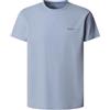 Pepe Jeans T-Shirt da Uomo Original Basic 3N, Blu (Soho Blue), XS