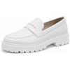 solaress seyahat aksesuarları Solaress 2417 Penny Loafer Scarpe da Ufficio e Casual per Ogni Giorno., bianco, 43 EU