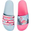 Dedoles Ciabatte Donna e Uomo Bambini Sandali Spiaggia Piscina Design | PVC sicuro, antiscivolo, suola sagomata, spiaggia piscina città, leggero, regalo, patatine fiori volpe lama, sandali estate
