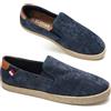 GLAMORA Scarpe Slip On Uomo in Tela, Mocassini Estivi Traspiranti Senza Lacci, Scarpe Casual Leggere con Elastici Laterali, Suola in Gomma Antiscivolo, Stile Corda