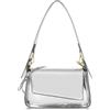 shoowyees Evening Y2k argento Hobo borsa donna scintillante argento borsa Satchel Metallic Tote borsa pochette borsa a tracolla
