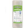 V.I.P. Very Important Pillow - Anima in Memory Forata e Arrotolata, 42x72 h 12,8, Made in Italy, Bianca