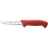 Sanelli Linea Skin, Coltello Macellaio Disosso professionale cm.12, Acciaio Inossidabile, Rosso, Lunghezza lama 12 cm.