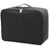 DSAoTeng Borsa da viaggio con custodia per trolley, in tessuto Oxford, leggero, organizer per bagagli da uomo, ripiegabile, si attacca alla valigia per lavoro, viaggi brevi, weekend, Nero , Taglia unica