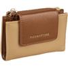 PACO MARTINEZ Cofanetto Regalo da Donna, Confezione Regalo con Portafoglio da Donna Beige con Patta Color Cammello e Portachiavi Abbinato, Idea Regalo per Compleanno, Anniversario o Natale