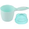 KIMISS Tazza per Risciacquo del Bagno Tazza per Shampoo per Bambini Cute Kid Wash Hair Bathing Flusher Protection Eye(Verde)