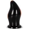 BDSMJOY Plug anale gigante 20.5x9.9 cm ergonomico Unisex (Nero)
